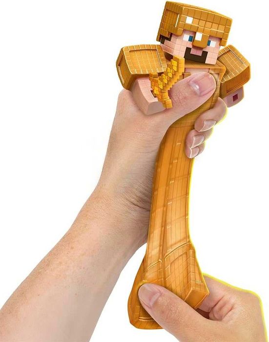 Фігурка Гуджитсу Майнкрафт Золотий Стів Heroes of Goo Jit Zu Minecraft