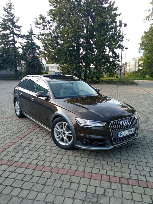 Audi A6 Allroad Quattro 2016 3.0 TDI V6 320KM bezwypadkowy  pełna opcja automat panorama salon polska