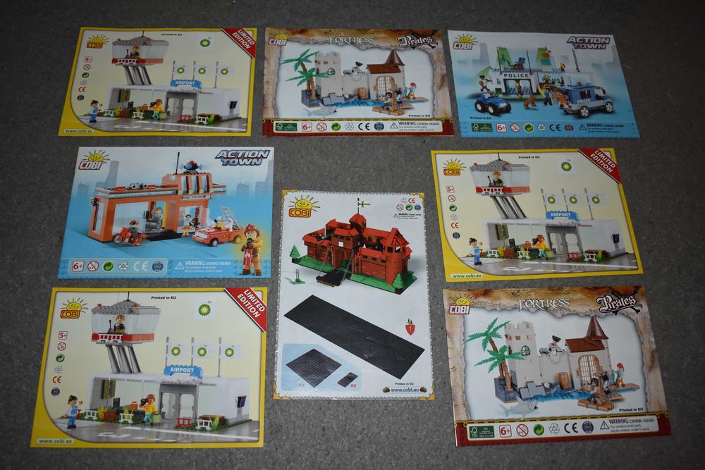 Klocki COBI zestaw instrukcji instrukcje instrukcja do budowania 8szt.