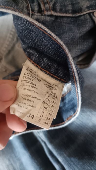 Spodnie Lee Cooper 34 xl L jeansy męskie klasyczne jeans