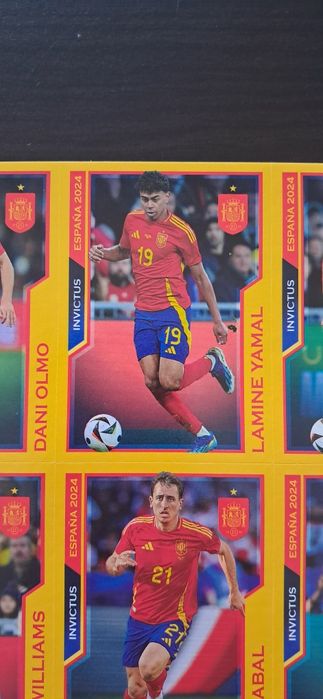 Pack cromos selecao campea Euro 2024 Espanha da Panini