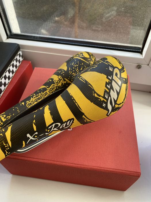 спортивне Сідло Selle SMP X-Ray жовте на гірський мтб велосипед