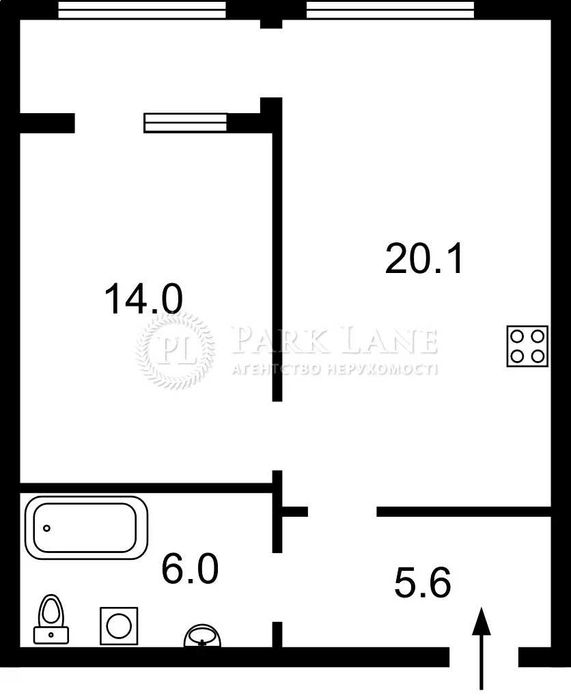 1-room apartment apartment by the address st. Rostislavskaya Marshala Rybalko (area 50 m²) - Atlanta.ua - photo 3