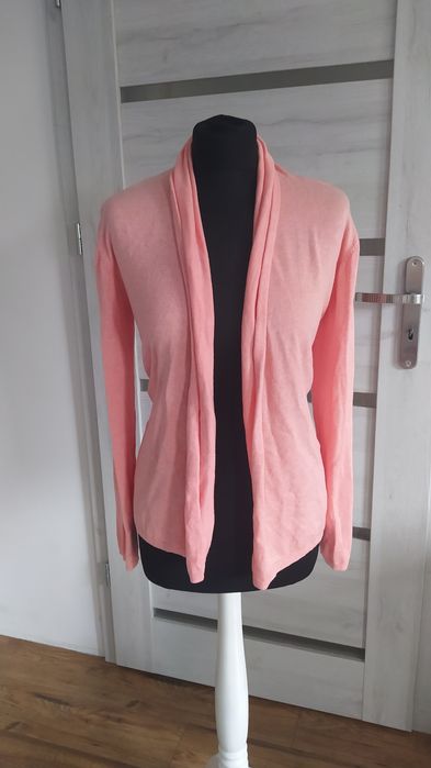 Sweter kardigan różowy