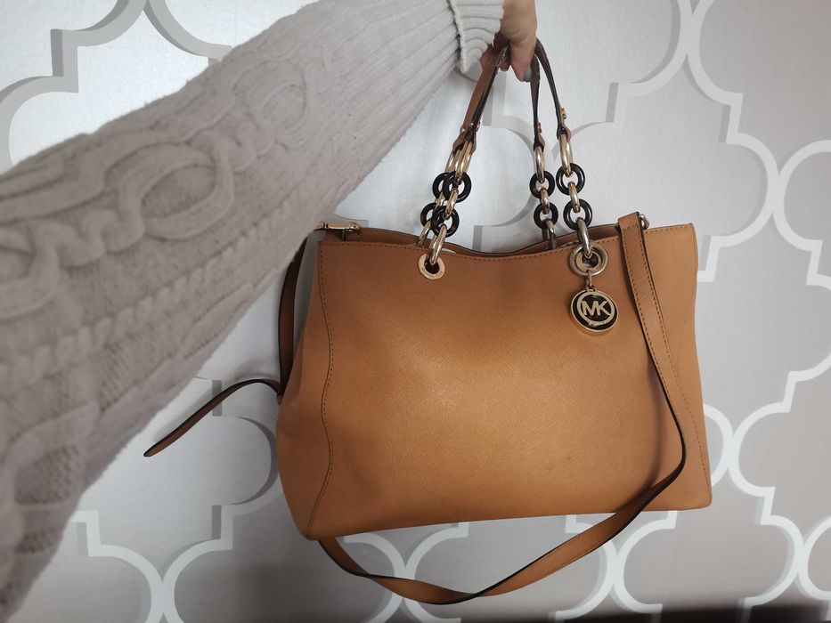Oryginalna torebka Michael Kors karmelowa