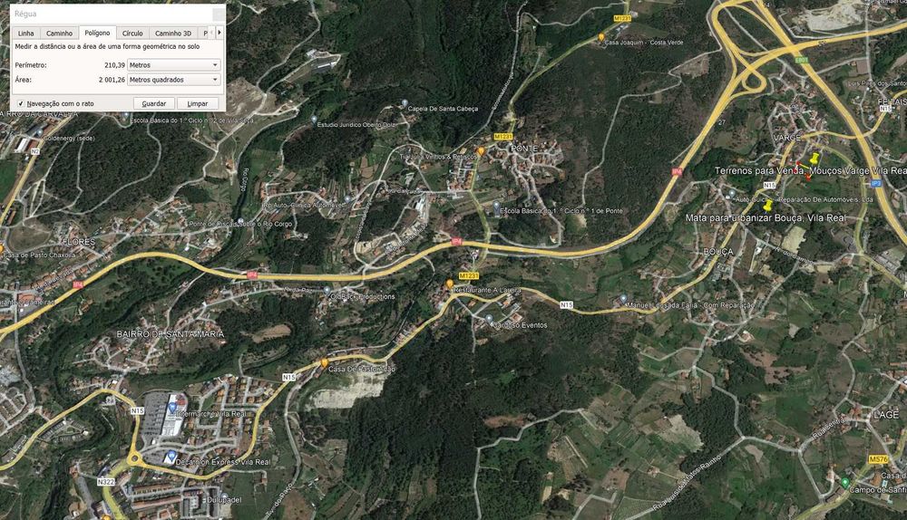 Terreno 7141 m2 para Moradia moderna- Quintinha!