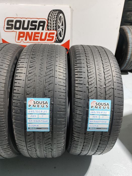 4 pneus semi novos 265-50R20 Bridgestone - Oferta dos portes