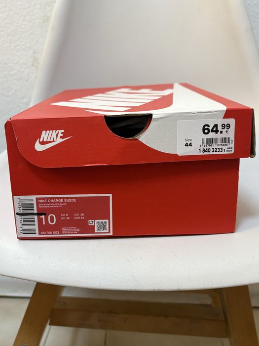 Nike Charge Suede Pretos (Tam. 44) - Como Novos c/ Caixa e Fatura