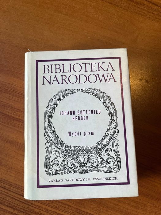 Johann Gottfried Herder , Wybór Pism , Biblioteka Narodowa