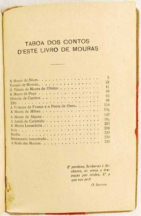 1a edição: Contos de Mouras encantadas, de Luís Chaves