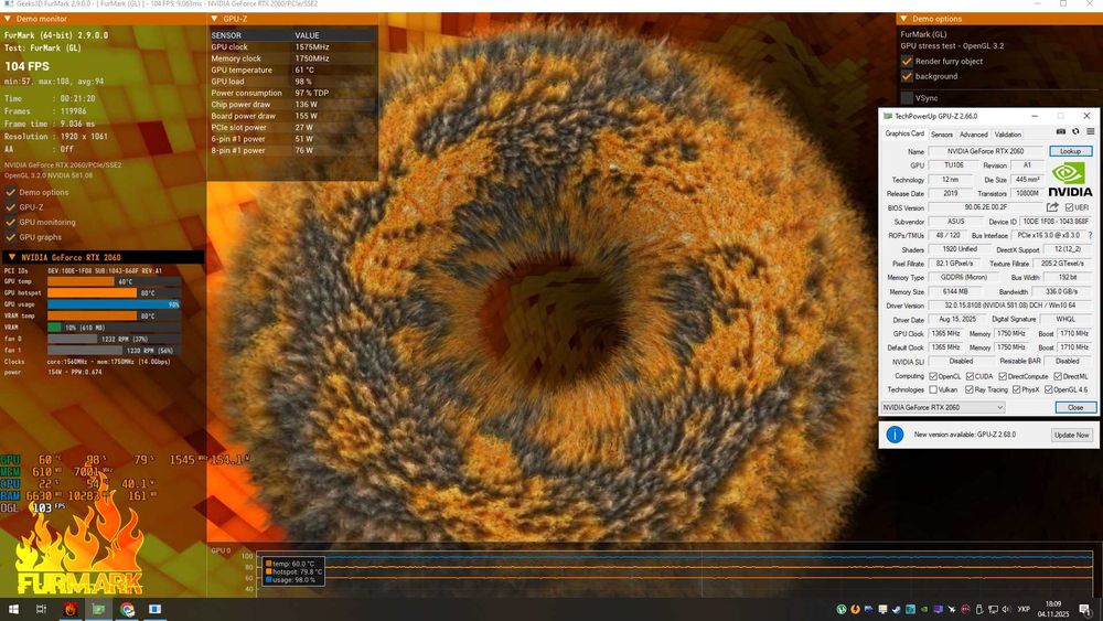ASUS GeForce ROG STRIX RTX 2060 Gaming СУПЕР СТАН Видео тесты, докази.