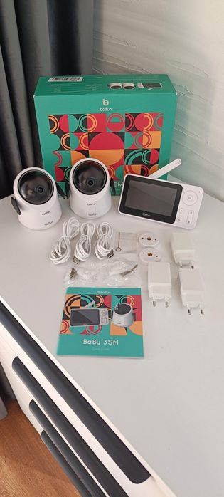 Відеоняня Boifun 3SM 2 кам.,WiFi, 360°  звук/рух. нічне бач.