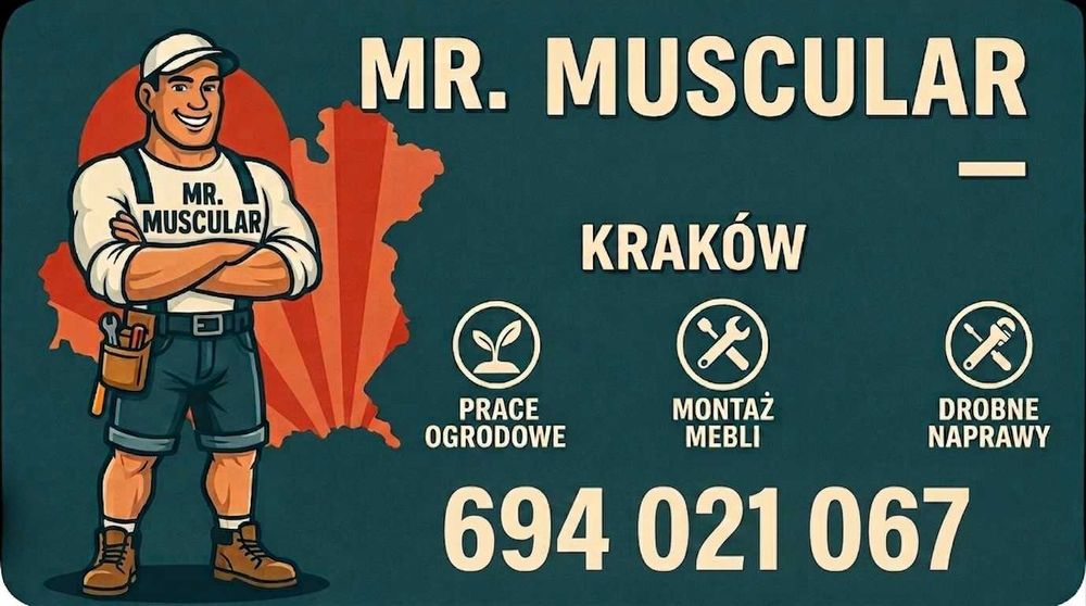 Złota Rączka Kraków – Mr. Muscular | Naprawy, Metamorfozy, Ogród
