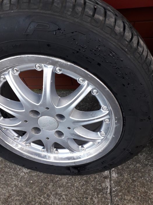 Felgi aluminiowe 15 4x100 +opony letnie Dębica