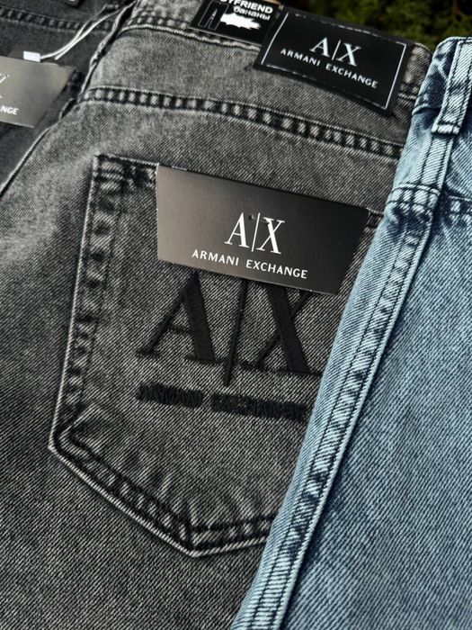 Джинси Armani Exchange чорні чоловічі джинсы Армани синие штаны Армані