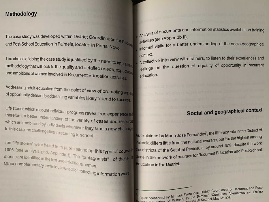 Beginning Again - Recurrent Education for Women: A Case Study