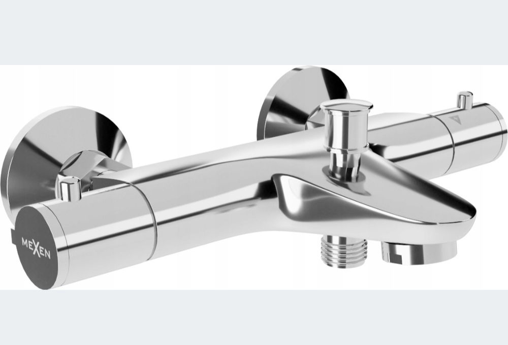 Bateria wannowa termostatyczna. Chrom. Nowa