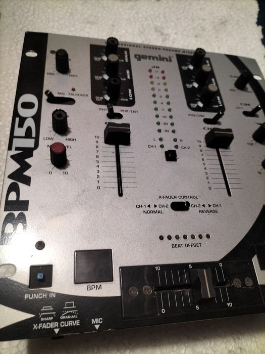 Gemini bpm150 mixer DJ imprezy