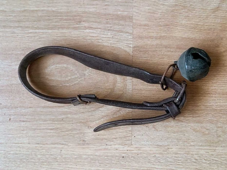 Guizo em couro para cavalo equinos equitação