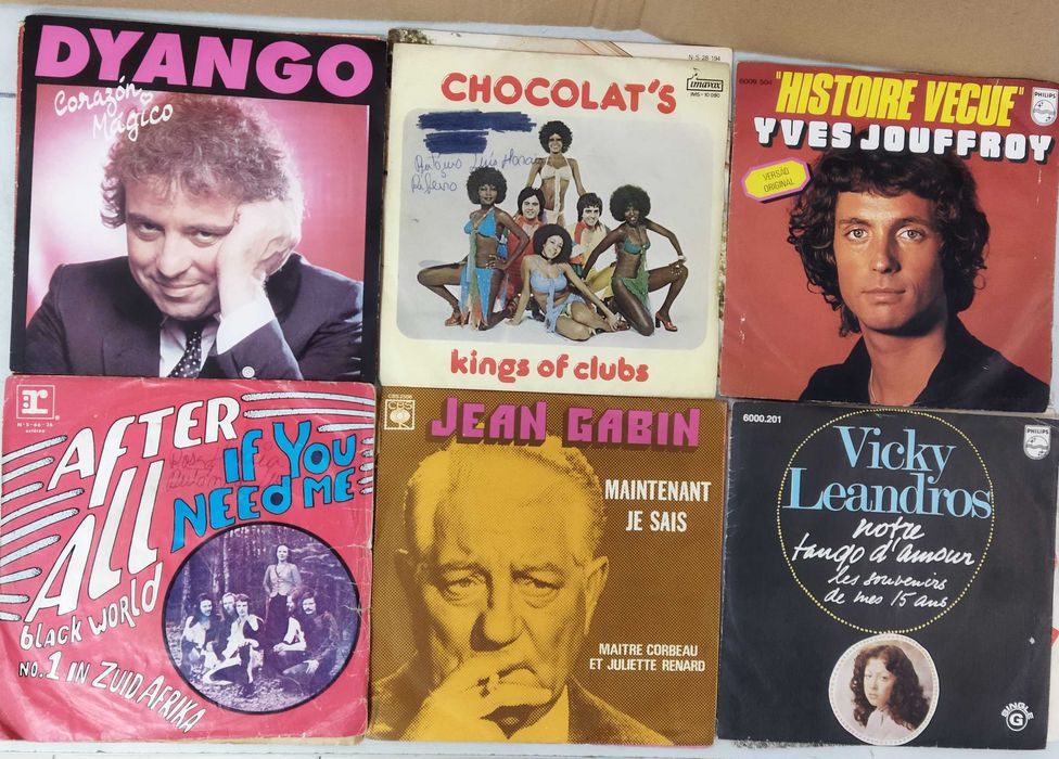 Vinil. Lote 50 Singles Música Internacional