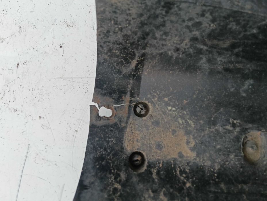 Chlapacz Błotnik MZ ETZ 250 Plastikowy Oryginał WYSYŁKA