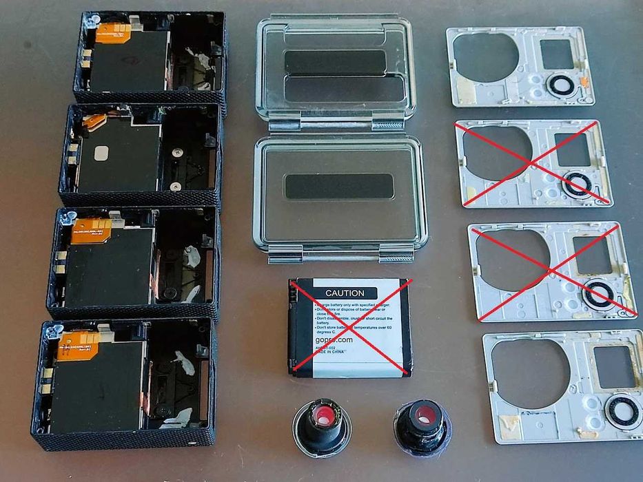 Peças substituição modelos antigos GoPro