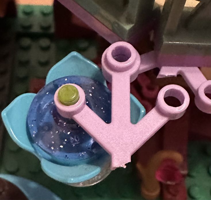 Lego elves 41075 drzewo elfów kryjówka USZKODZONE LIŚCIE