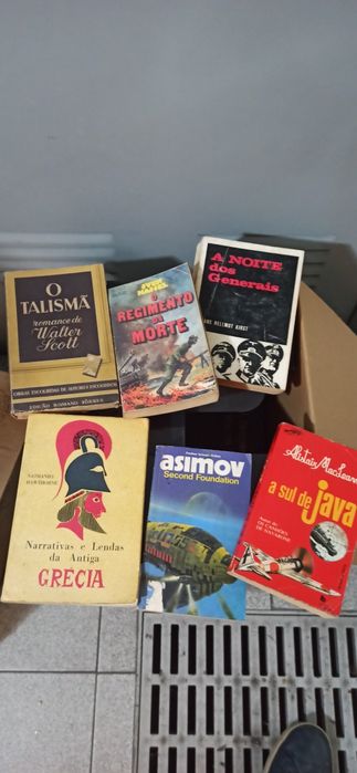 Lote de livros antigos