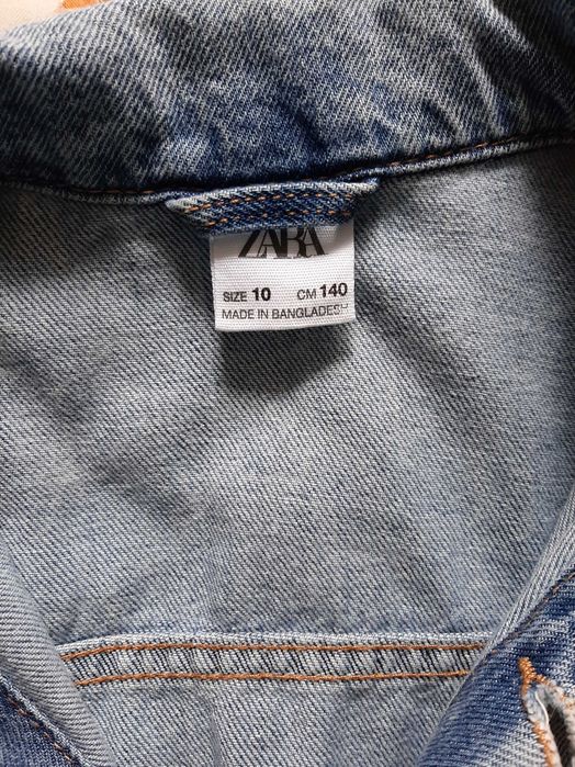 Джинсова куртка для хлопця 10 років Zara