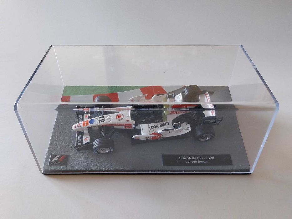 miniatura 1/43 HONDA RA106 Jenson Button (2006) | edição Altaya