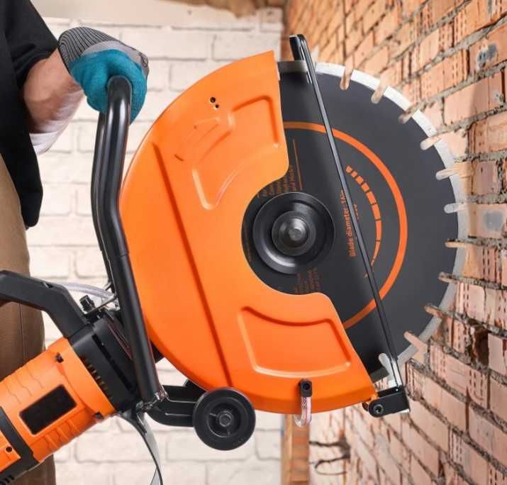 Przecinarka do betonu 2800W 406 mm głębokość cięcia 152 mm mokro/sucho