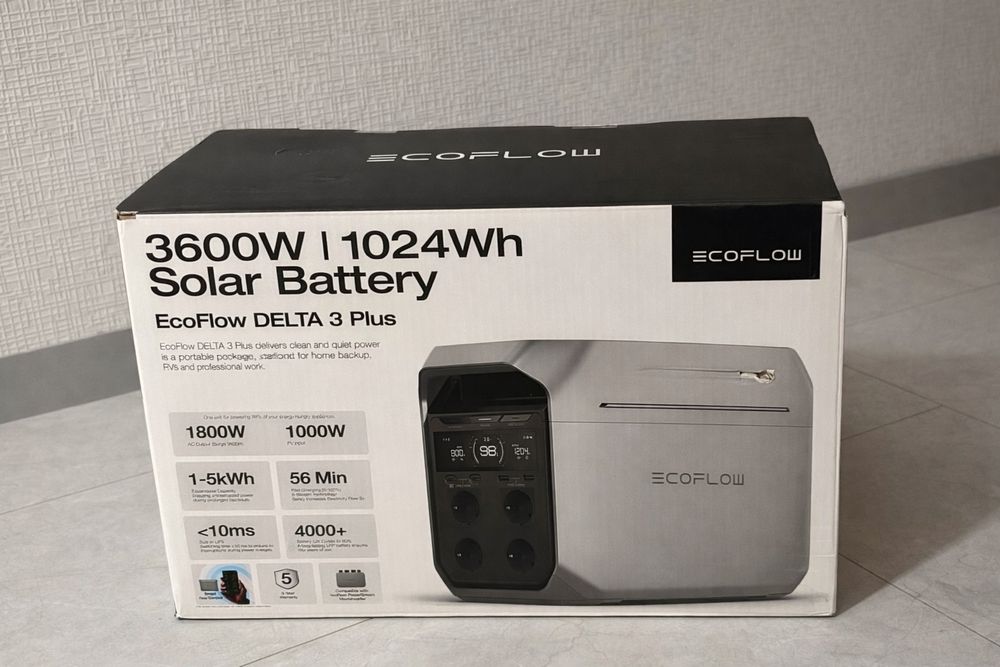 EcoFlow Delta 3 Plus | Повний комплект + контролер заряду