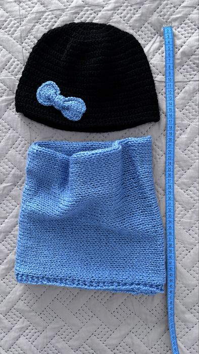 Komplet czapka z kominem