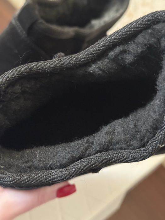 Теплые угги замшевые ботинки ugg зимние