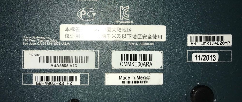 міжмережевий екран CISCO ASA5505 Firewall 2013р