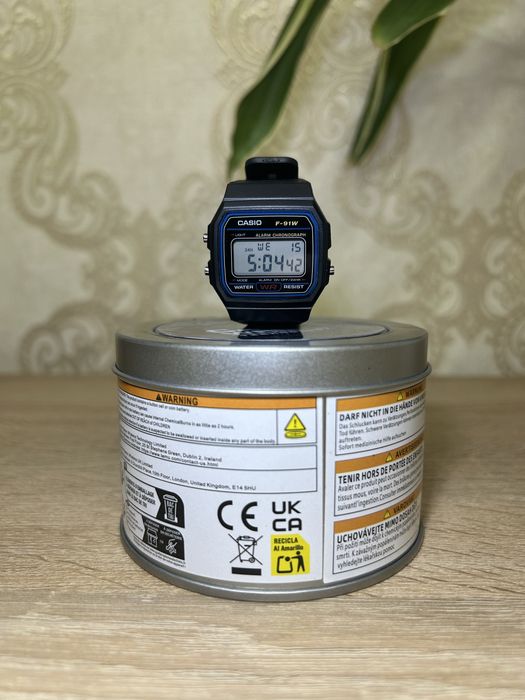 Оригінальний годинник Casio F-91W-1D
