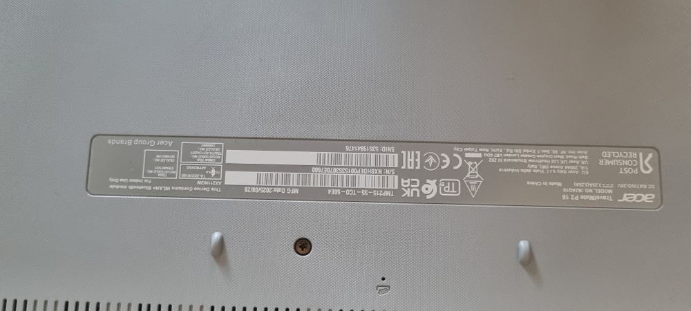 Laptop Accer Travel Mate IP