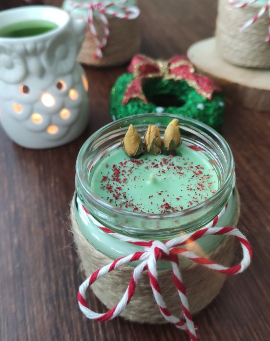 Miętowa Niespodzianka świeca sojowa