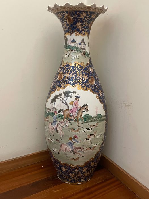 Jarrão de chão de porcelana chinesa