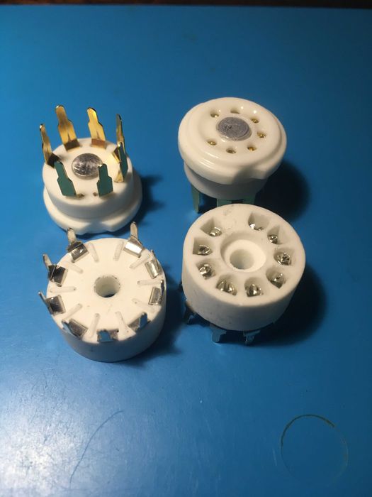 Ламповая панелька керамическая 7-ми пин и 9-ть пин