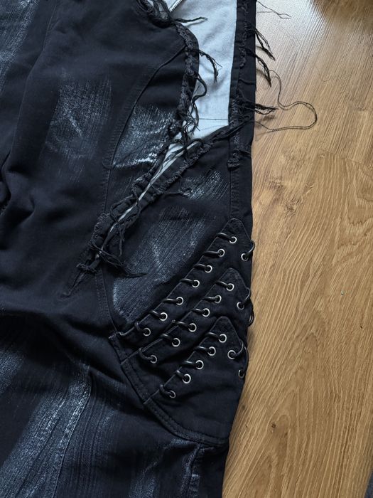 Opium Baggy Jeans Широкі Джинси Distressed Balenciaga style washed