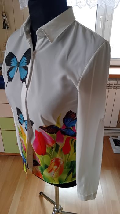 Bluzka biala elegancka