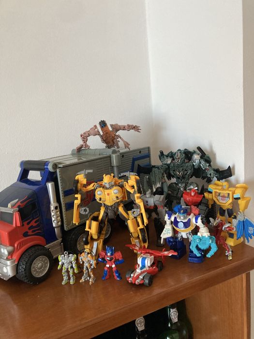 Transformers Optimus Prime Bumblebee Megatron Lote Coleção Hasbro raro