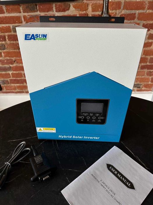 Інвертор 2.0kW | EASUN SMH | Сонце + мережа + зарядка АКБ 12V 12В WiFi