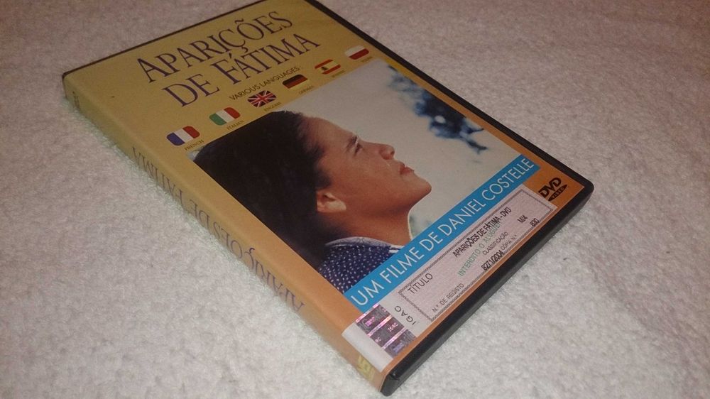 aparições de fátima (dvd) filme de daniel costelle - raro