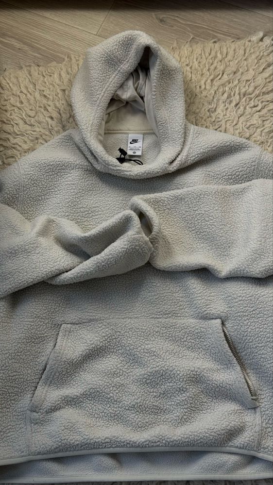 Nike Mens High Pile Fleece Pullover Hoodie White 2 000 Olx