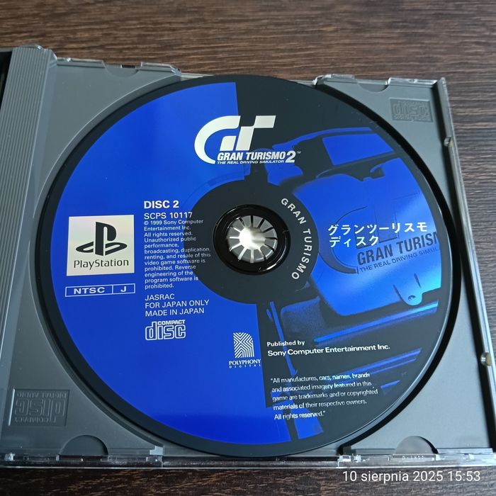 Gran Turismo 2 PS1 NTSC-J Japonia KOMPLET Stan idealny kolekcja