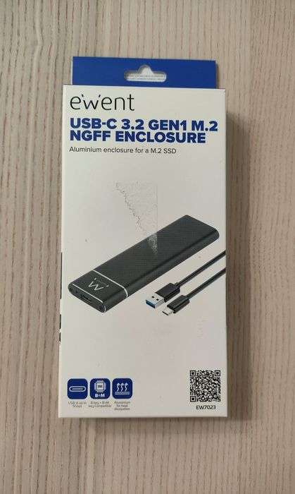 EWENT M.2 SSD Reader with USB-C 3.2 Gen 1 Interface445989717238108160