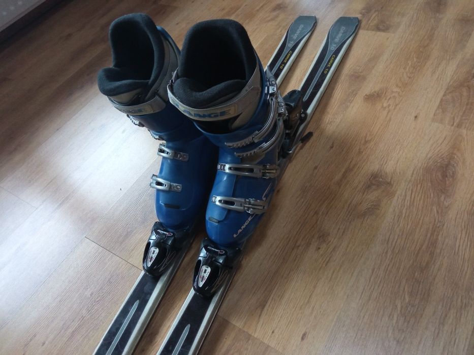 Buty  28.5 Lange  narciarskie z nartami