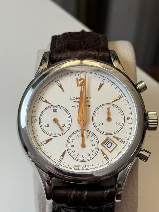 Longines Automatic Chronograph Column-Wheel – pełny zestaw